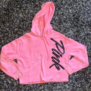 PINK Cropped Sweatshirt